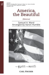 America, the Beautiful TB choral sheet music cover